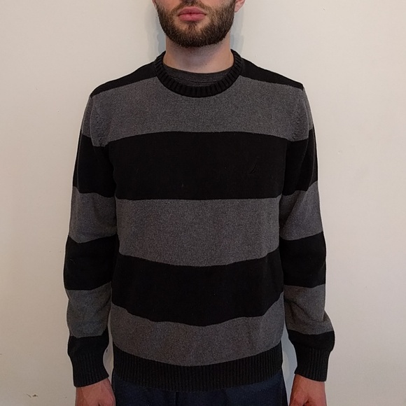 black nautica sweater